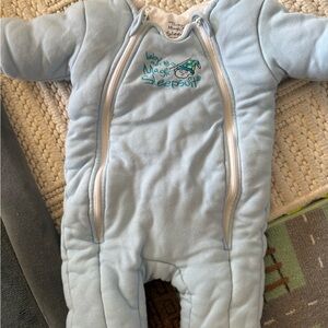 Sleepsuit Light Blue One-Piece Sleepwear